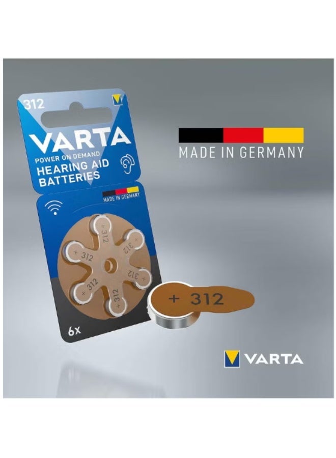 VARTA Hearing Aid Batteries Type 10-13-312-675, 1.45V, 6 Pieces - Image 5